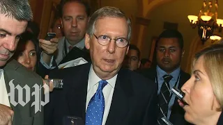 McConnell and Schumer speak on the Senate floor regarding Iran and impeachment