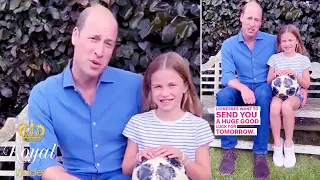 William & Charlotte Unexpectedly Send Emotional Messages to Lionesses Ahead of Women's World Final