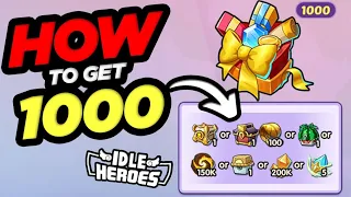 Idle Heroes - How to Get 1000 Points & More With 3x Multiplier