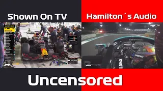 Lewis Hamilton Uncensored "BEEEEP" in Abu Dhabi 2021 F1 Finale - With Comparison to main feed!