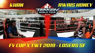 KHAN vs AWAIS HONEY   FV CUP X TWT 2019   Day 2 Losers SF