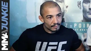 UFC Calgary: Jose Aldo full open workout media scrum