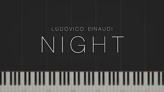 Night - Ludovico Einaudi  Synthesia Piano Tutorial