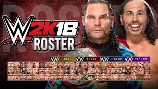 WWE 2K18 Roster - All Superstars, NXT, 205 Live, Legends & Women's Division PS4/XB1 (Concept)