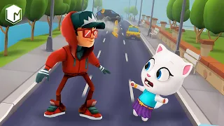 Talking Tom Gold Run vs Subway Surfers - Gameplay Walkthrough - My Talking Angela vs Jake & Friends