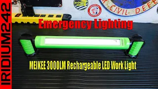 Never Be in the Dark Again - MEIKEE 3000LM Rechargeable LED Work Light