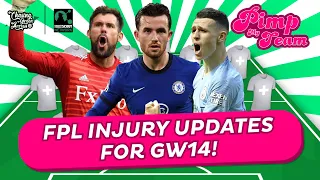 FPL Injury Update GW14 with @BenDinnery | Pimp My Team | FPL tips 21/22 | Chasing Green Arrows