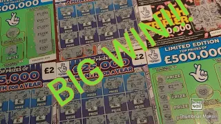 ‼️scratchcards BIG WIN# ⁉️💲💲💲