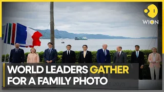 World leaders gather for G7 'family photo' in Japan | latest News | WION