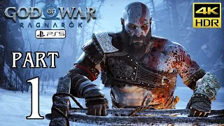 GOD OF WAR RAGNAROK Walkthrough PART 1 (PS5) No Commentary Gameplay @ 4K HDR 60ᶠᵖˢ ✔