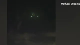 What are they? Group of green lights spotted hovering near Brushy Creek
