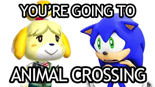 Please Sega Don't Turn Me Into an Animal Crossing Character (Sonic)