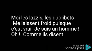 Comme ils disent - Charles Aznavour PAROLES