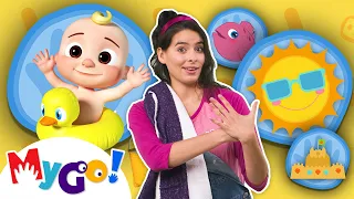 Beach Song 🏖️ + MORE! | Baby Sign with Cocomelon | Learn ASL for Kids | MyGo! Sign Language