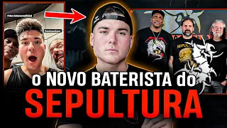 VEJA o NOVO BATERISTA do SEPULTURA | Greyson Nekrutman