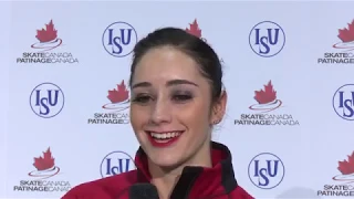 #SCI17 / #IPC17 : Kaetlyn Osmond (SP)