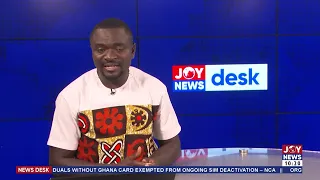 News Desk with Samuel Kojo Brace on JoyNews (2-12-22)