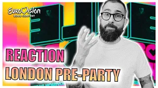 PRE-PARTY LONDON 2024 REACTION | Eurovision 2024