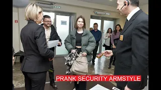 Разминка перед концертом. PRANK SECURITY ARMSTYLE