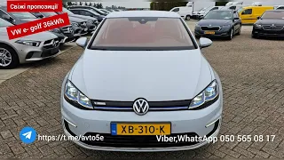 ❗СВІЖІ пропозиції❗VOLKSWAGEN E-GOLF 36KWH 2018 р Ціна 16.8€ в Україні