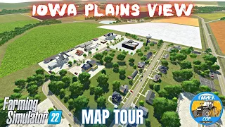 IOWA PLAINS VIEW - Map Tour - Farming Simulator 22