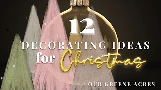 12 Decorating Ideas for Christmas 2023!  Thrifted and Dollar Store Makeovers #homedecor #diy #winter