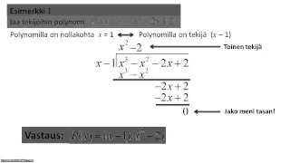 Polynomien jaollisuus