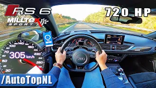 Audi RS6 Performance 720HP | CRAZY FAST! 305km/h AUTOBAHN POV by AutoTopNL