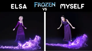 INTO THE UNKNOWN (Movie VS FanMade - Side by Side Comparison) ★ FROZEN 2 in REAL LIFE COVER by Lele