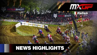 News Highlights in Italiano | MXGP of France 2023 #MXGP #Motocross