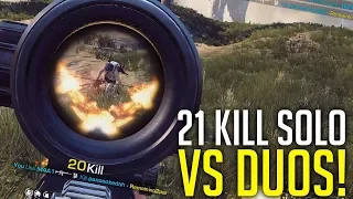 DUOS Get Destroyed! 21 Kill Solo vs Duos RoE (Ring of Elysium)