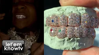 Rapper YTB Fat Just Dropped $50k On This Amazing New Diamond Grill From Jeweler Plug Geo💦🥶