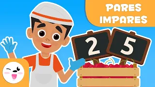 Números pares y números impares - Matemáticas para niños