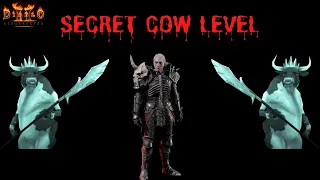 Diablo 2 Resurrected(Ladder) : Secret Cow Level Speedrun : Summoner Necromancer