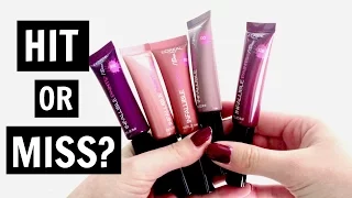 NEW L'Oreal Infallible Lip Paints | First Impressions + Lipswatches
