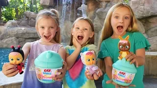 Opening Cry Babies Magic Tears Toys With Alyssa!