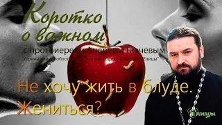 Не хочешь жить в блуде? - Женись! о. Андрей Ткачев