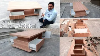 Youngman make a Beautiful 5'*2.5' sofa center table ...||ये Sofa table कैसे बनाए