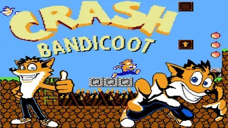 CRASH BANDICOOT (Nice Code Software) (Unl) (NES Pirate) - NES LONGPLAY - (NO DEATH) (FULL GAMEPLAY)