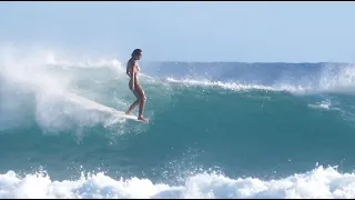 Kelia Moniz Walks the Nose / Longboarding Segment - Freesurf Magazine