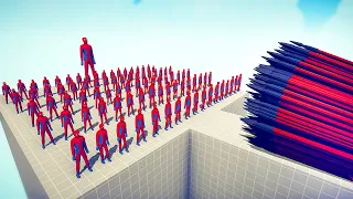 100x SPIDERMAN + GIANT vs EVERY GOD - Totally Accurate Battle Simulator TABS