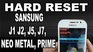 hard reset no sansung galaxy J7 SM-J700, J700M, J700H, Metal,  J710MN j5, j2, formatar