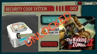 HOW TO UNLOCK BIOCORP SECURITY CODE SYSTEM 002 . The laser weapon box - The Walking Zombie II