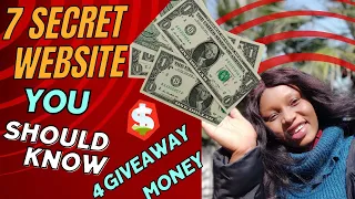 7 Website where Rich or Kind people Literally Give Away Free Money #giveaway