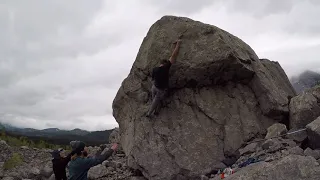 "Unshackled", V7 Frank Slide Bouldering