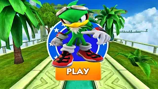 Sonic Dash - Jet Character Unlocked Fully Upgraded - All 50 Characters Unlocked Gameplay