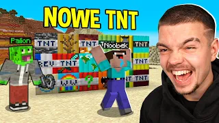 OSZUKUJĘ NOOBKA NOWYMI TNT w Minecraft!