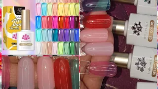 BORN PRETTY JELLY GEL POLISHES SWATCHES