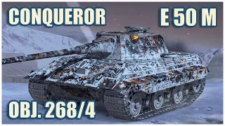 E 50 M, Super Conqueror & Object 268/4 • WoT Blitz Gameplay