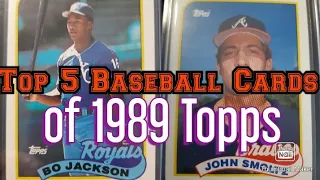 Top 5 Baseball Cards of 1989 Topps